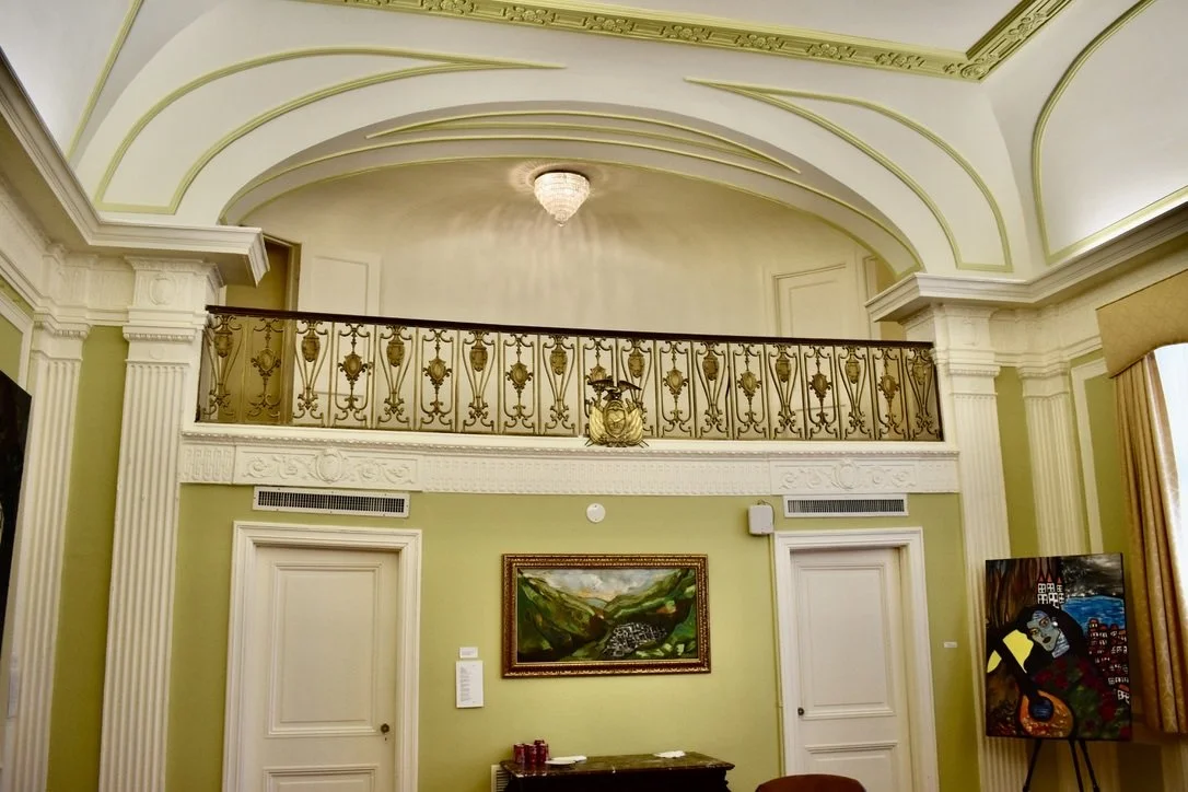 The interior of the current Embassy of Ecuador on 15th Street NW. Photo by Molly McCluskey for Diplomatica Global Media.