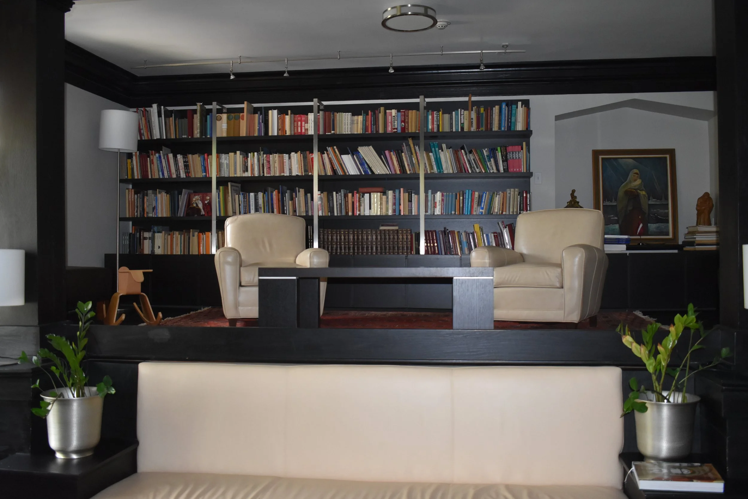 The Embassy of Latvia's library and reception area frequently hosts guests and cultural events. Photo by Diplomatica Global Media.
