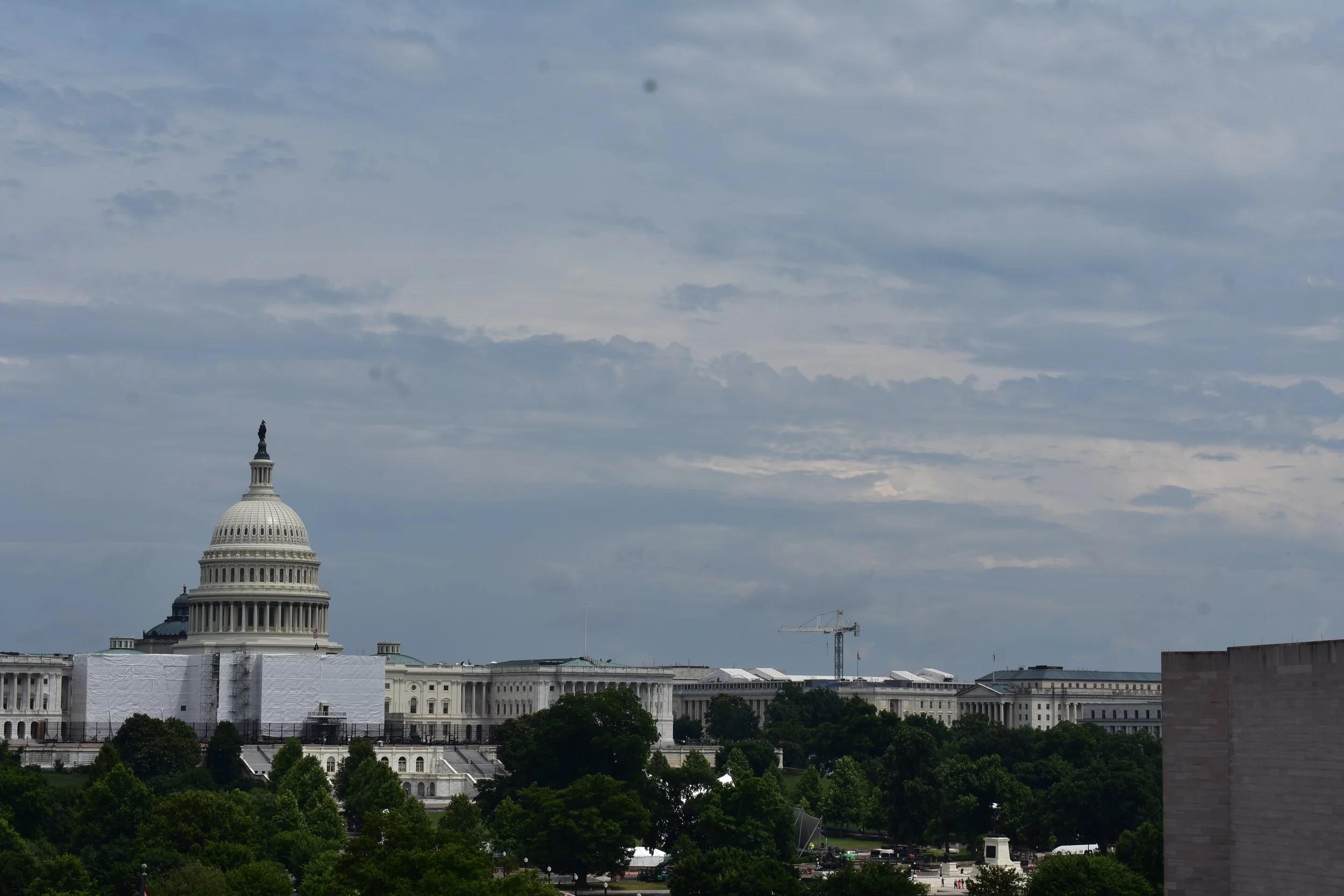 The view from 501 Pennsylvania Avenue. Photo by Molly McCluskey.