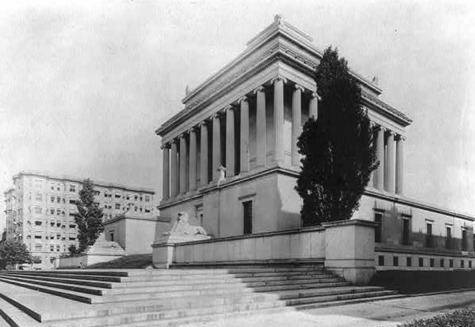 Another Pope design, the Scottish Rite Temple is just south of Meridian International Center on 16th St NW. Photo courtesy of the Library of Congress.