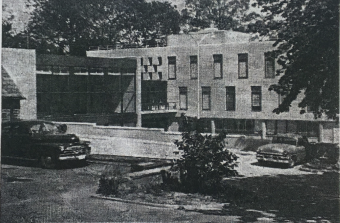 The existing chancery was built in the late 1950s. In 2022, it underwent extensive renovations. Photo courtesy of the Swiss embassy.
